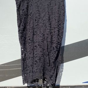 Black lace pencil skirt Torrid Size 14